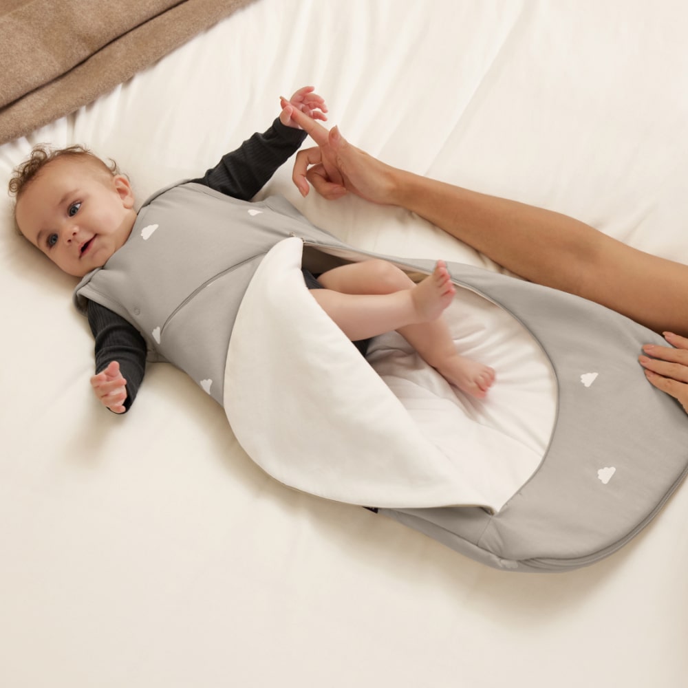 SnuzPouch Sleeping Bag – Grey Cloud